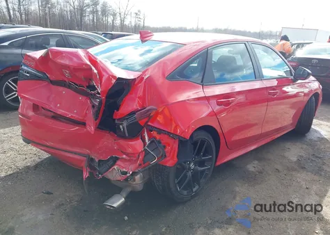 2025 Honda Civic Sport из США, поврежденный, VIN 2HGFE2F56SH557358